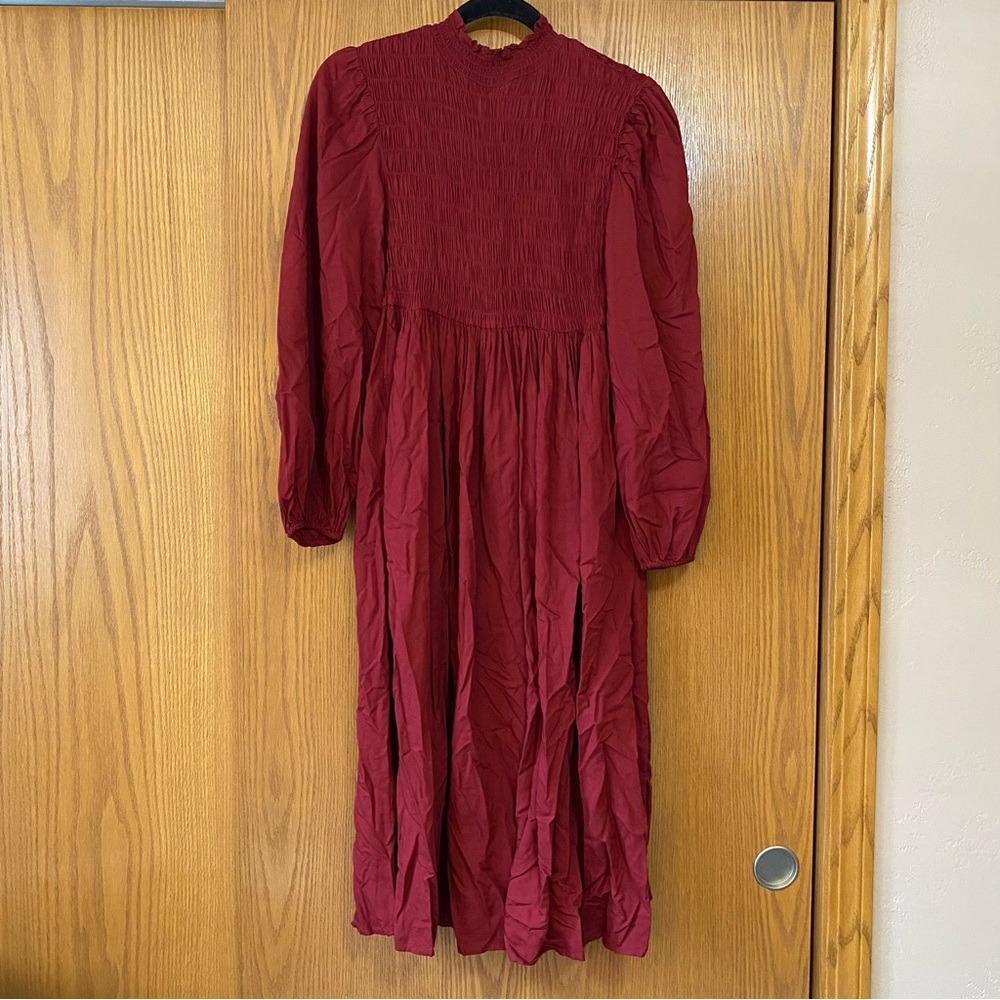 A New Day Red Long-Sleeve Dress